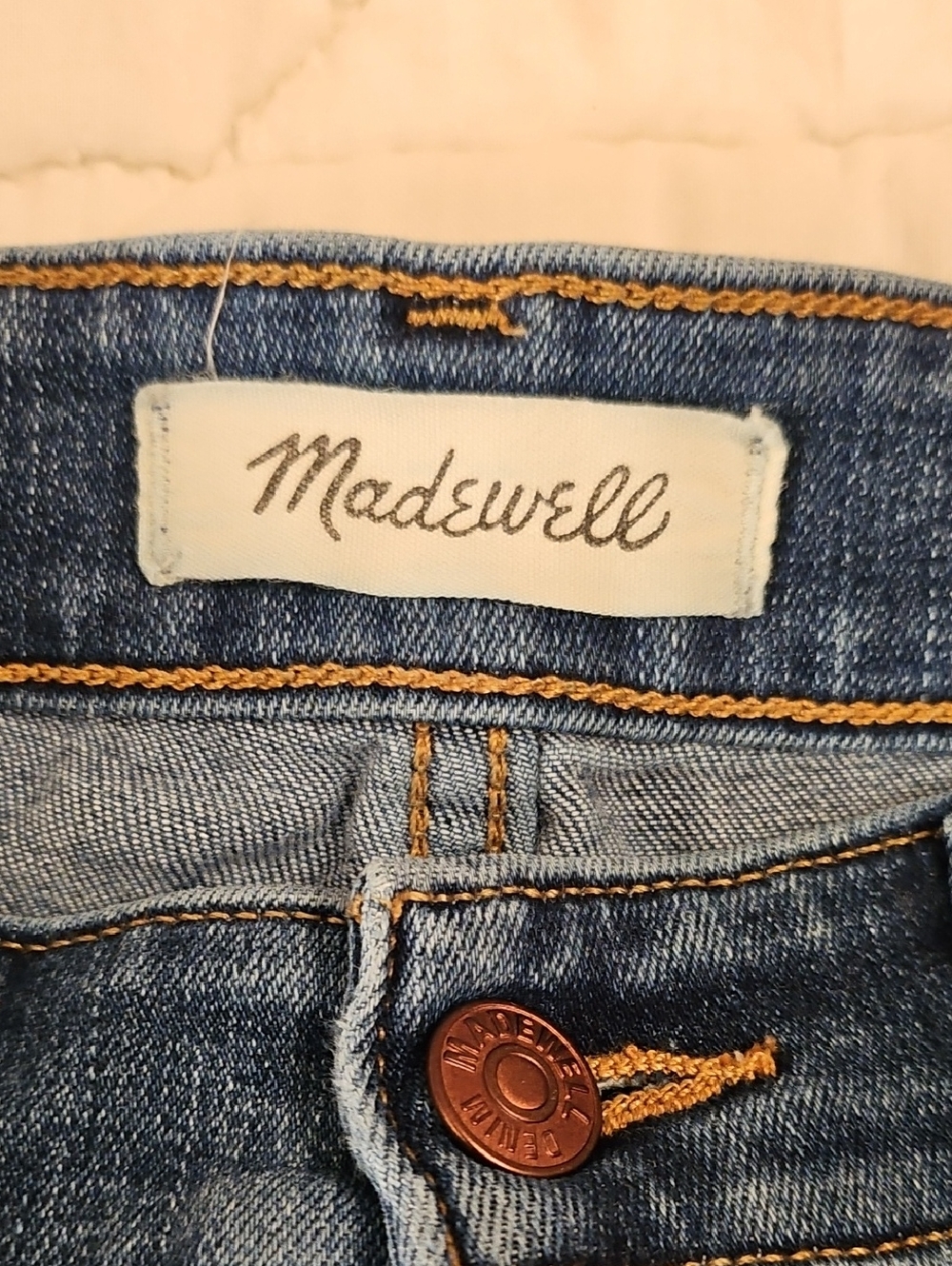 Madewell -4 Button-Curvy Road Tripper- Size 27P - Picture 7 of 8